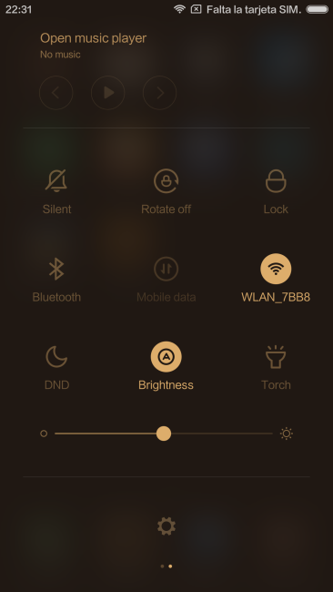 Accesos rápidos del Xiaomi Redmi Note 3