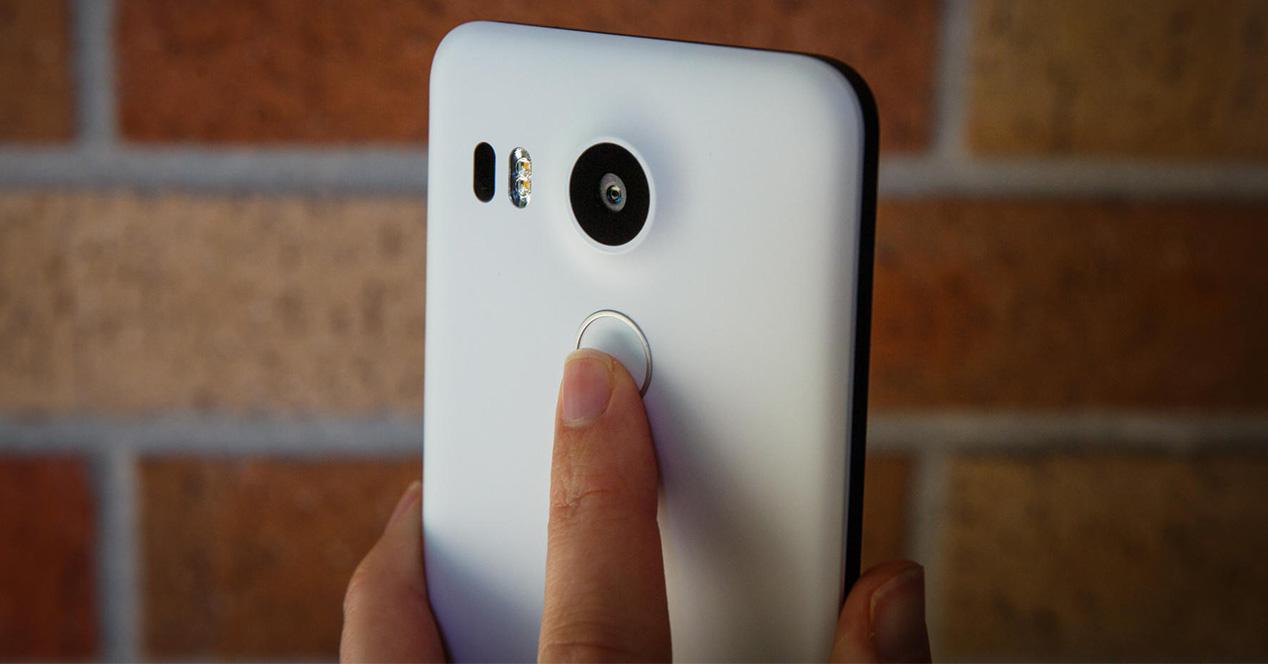 Sensor de huellas del Nexus 5X