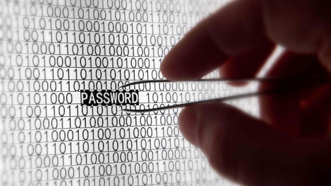 password theft with tweezers