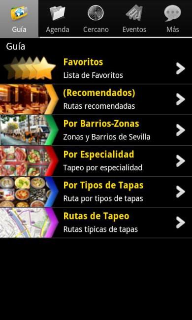 app Tapeo por Sevilla