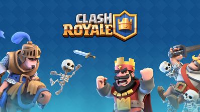 personajes de clash royale y logo