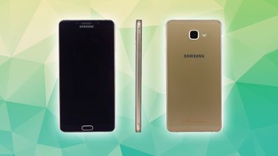 Samsung Galaxy A9 Pro dorado vistas