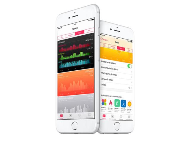 App Apple Health en IOS 9.3