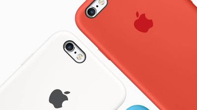 iphone 6s con carcasas de color blanco y rojo