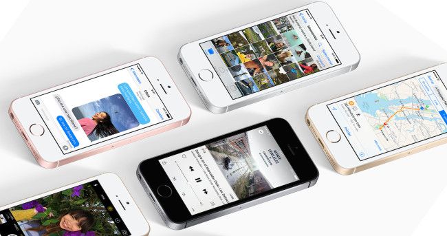 iPhone SE en varios colores