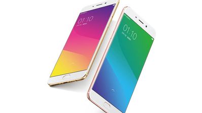 Oppo R9 y Oppo R9 Plus inclinados