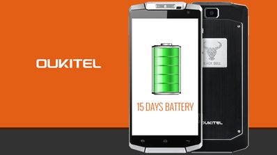 oukitel k10000 con 15 días de batería