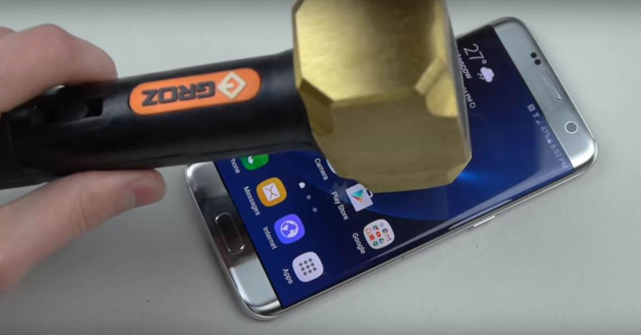 Samsung Galaxy S7 Edge bendtest portada