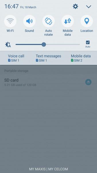 Galaxy S7 dual sim manager
