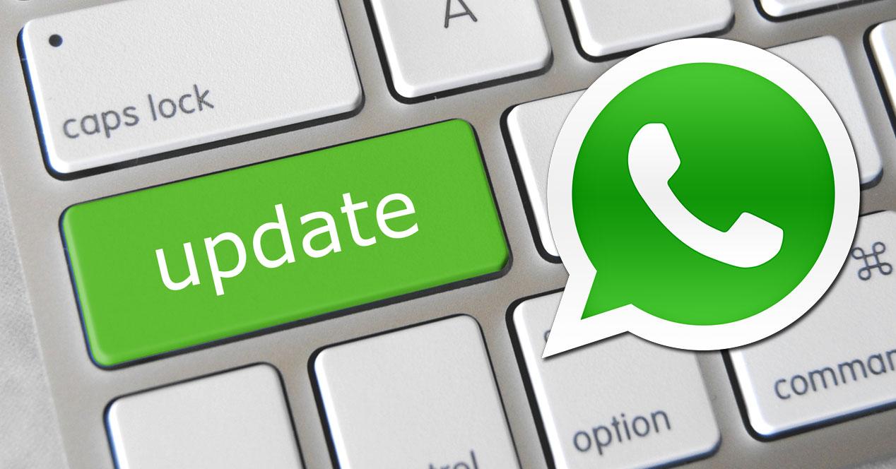Logotipo de WhatsApp y tecla enter en verde