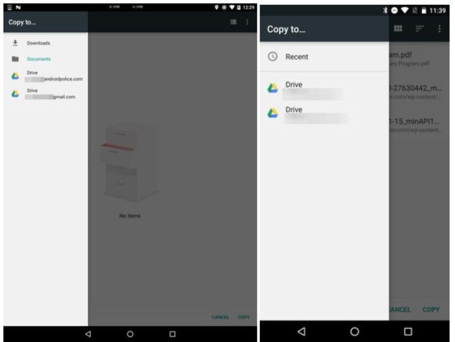 Android N Preview 2 captura de pantalla