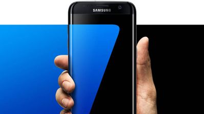 Samsung Galaxy S7 en la mano