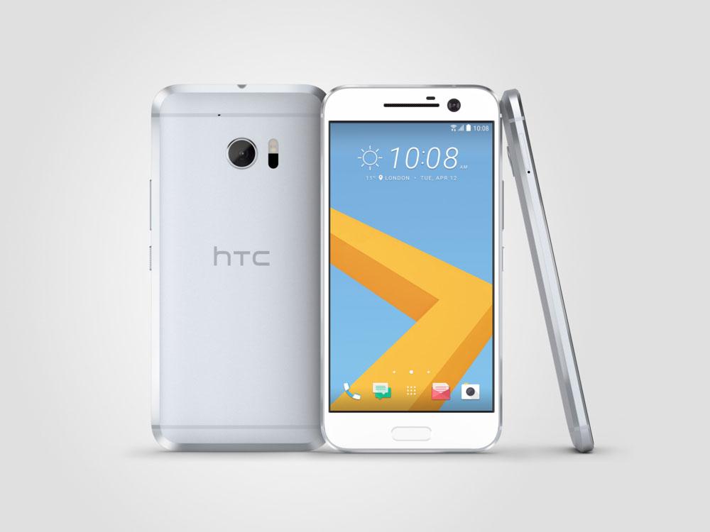 HTC 10 blanco y plata