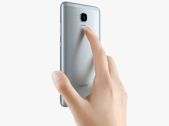 Honor 5C detalle de la huella dactilar