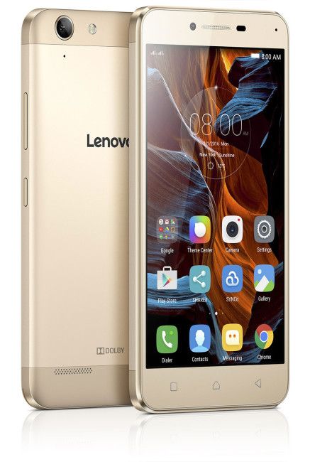 Lenovo K5 en color oro