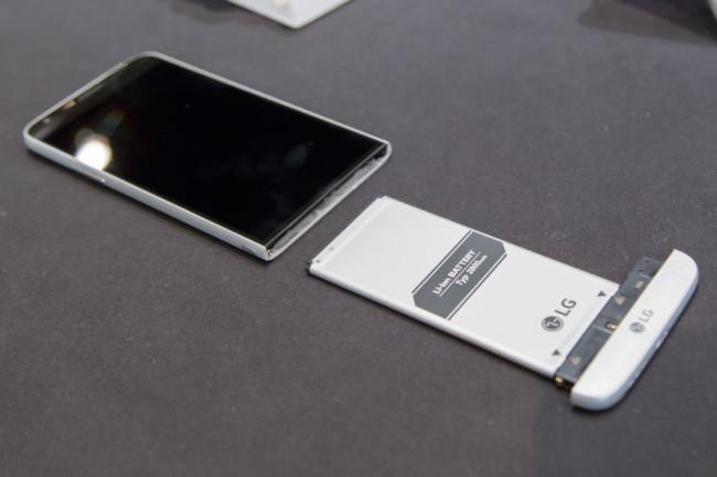 LG G5 y el modulo de batería