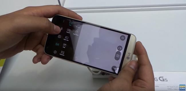 Aplicacion de camara del LG G5
