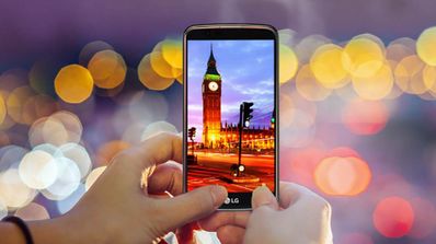 LG K10 en las manos