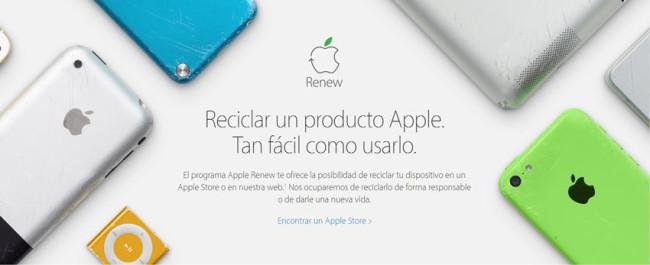 Programa verde de reciclaje de Apple
