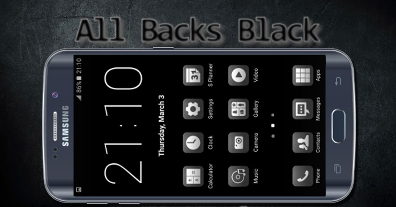 Temas BlackBalck para terminales Samsung Galaxy