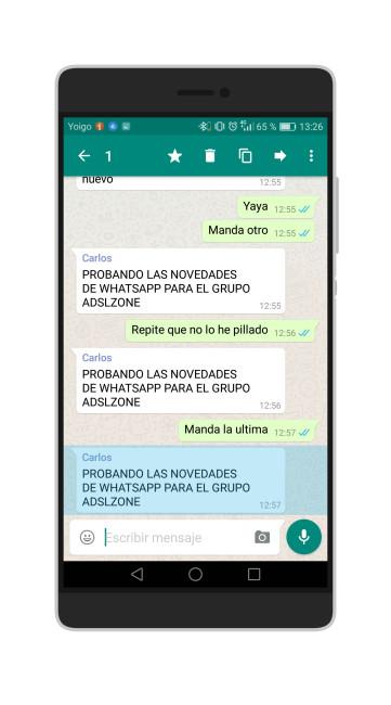 WhatsApp nueva interfaz