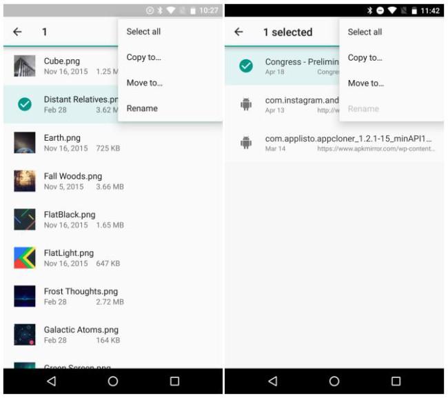 Android N Preview 2 captura de pantalla
