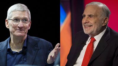 tim cook y carl icahn
