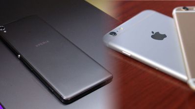 Sony Xperia X y iPhone 6s Plus