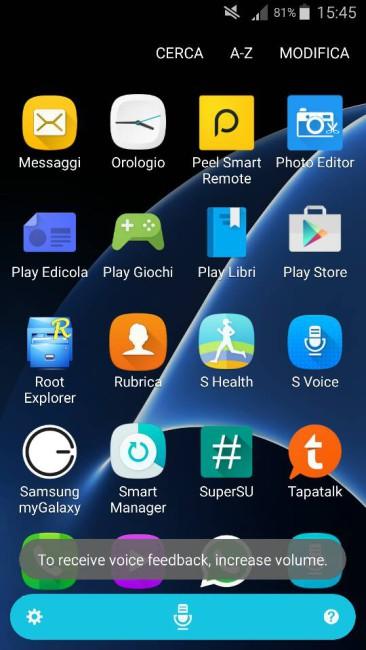 Samsung Galaxy S7 apps en galaxy s5