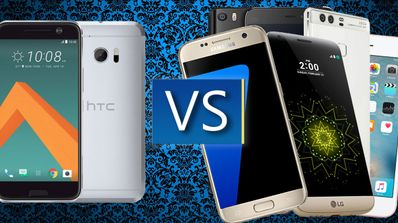 HTC 10, Samsung Galaxy S7, LG G5, Xiaomi Mi5, Huawei P9, iPhone 6s Plus
