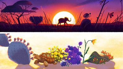 el dia de la tierra portada doodle