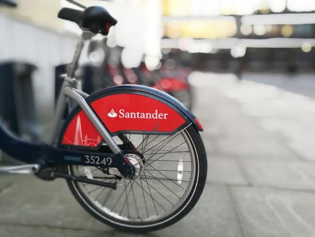 bicicleta santander en Londres