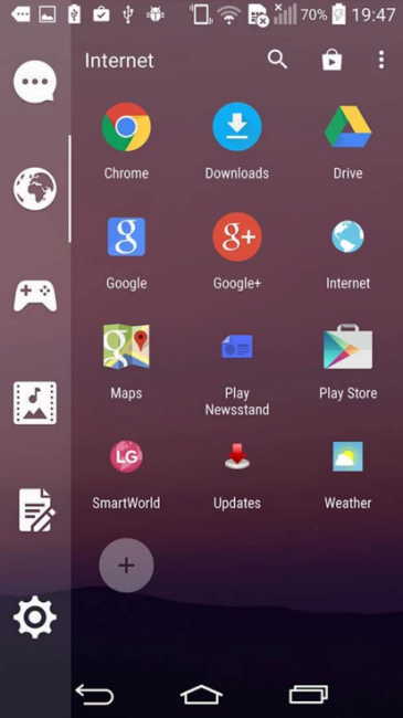 go launcher android n 2