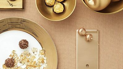 huawei G9 dorado portada