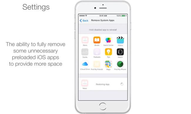 Desisntalación de apps en iOS 10