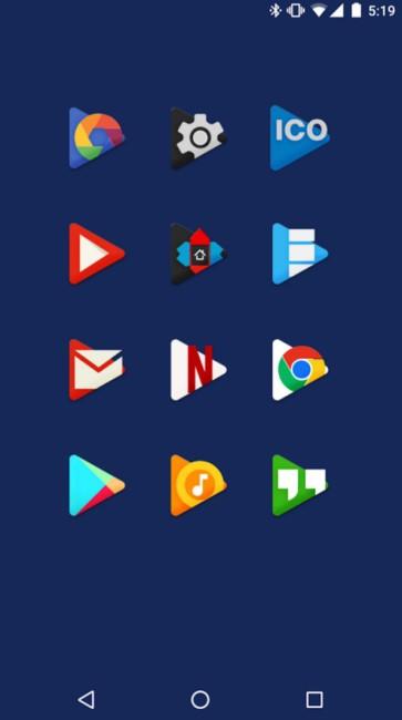 Google Play pack de iconos