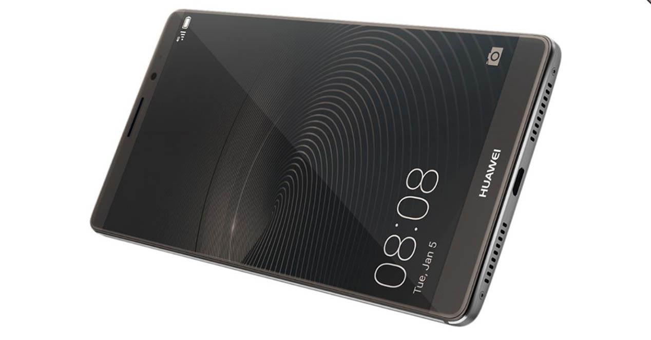 Huawei Mate 8 color marron tumbado