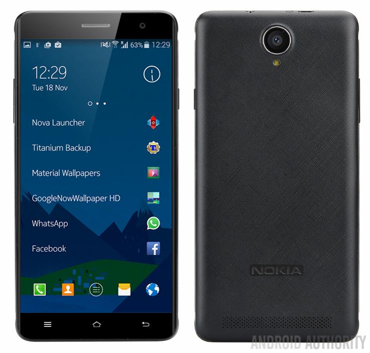 Nokia A1, smartphone android de Nokia en negro