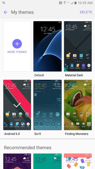 Samsung Galaxy S7 temas