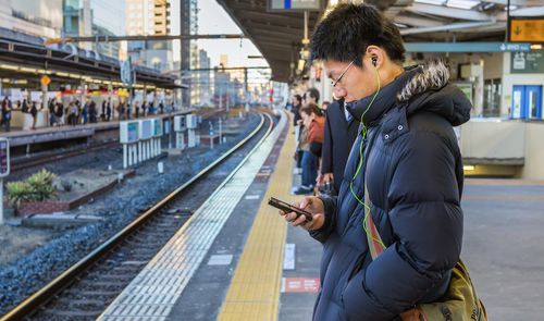 smartphone en la calle