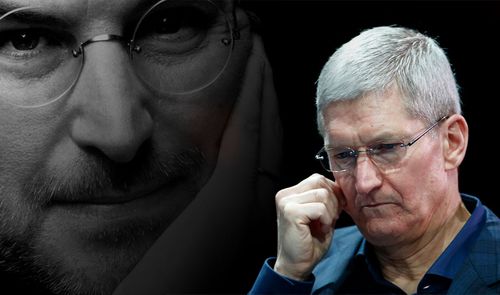 Steve Jobs y Tim cook