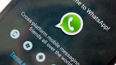Whatsapp en pantalla