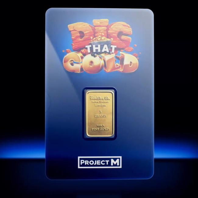 El lingote de oro de 24k