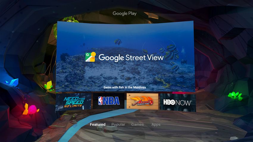 Interfaz de Android DayDream