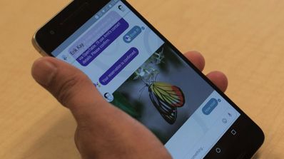 Google Allo en funcionamiento