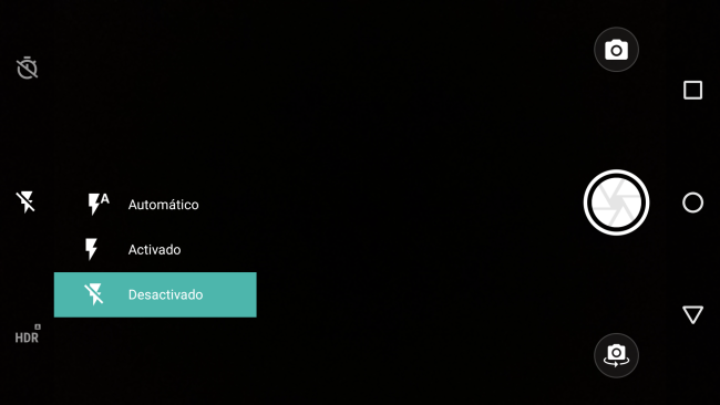 Aplicaicón cámara del Motorola Moto G4 Plus