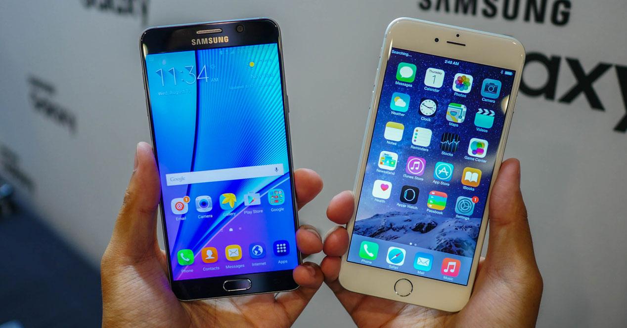 Samsung Galaxy S7 iPhone 6s plus