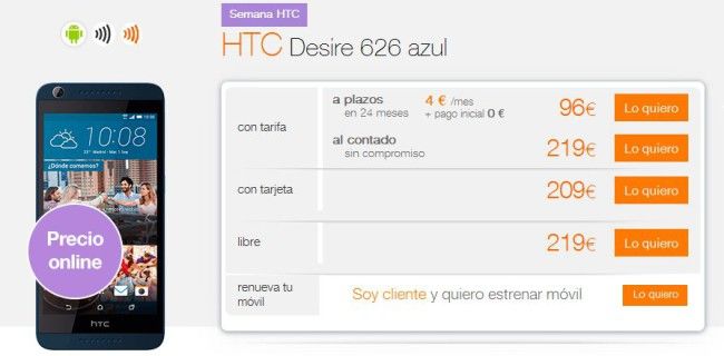 HTC Desire 626