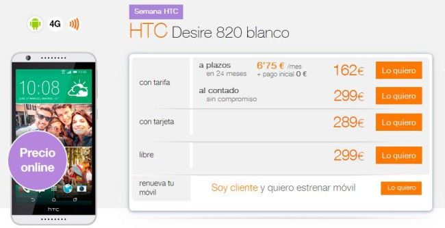 HTC Desire 820