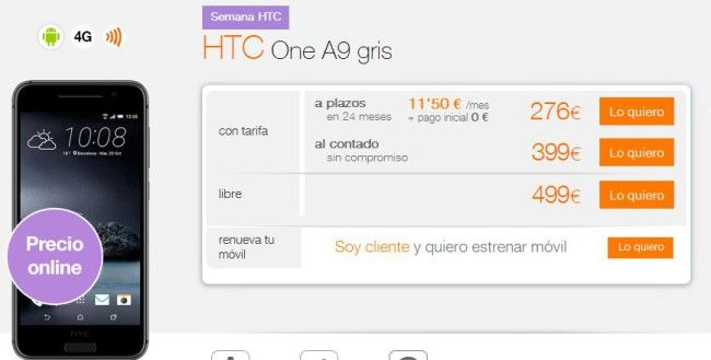 HTC One A9